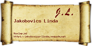Jakobovics Linda névjegykártya